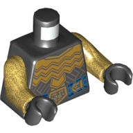 Lego tělo, černá (6089184)